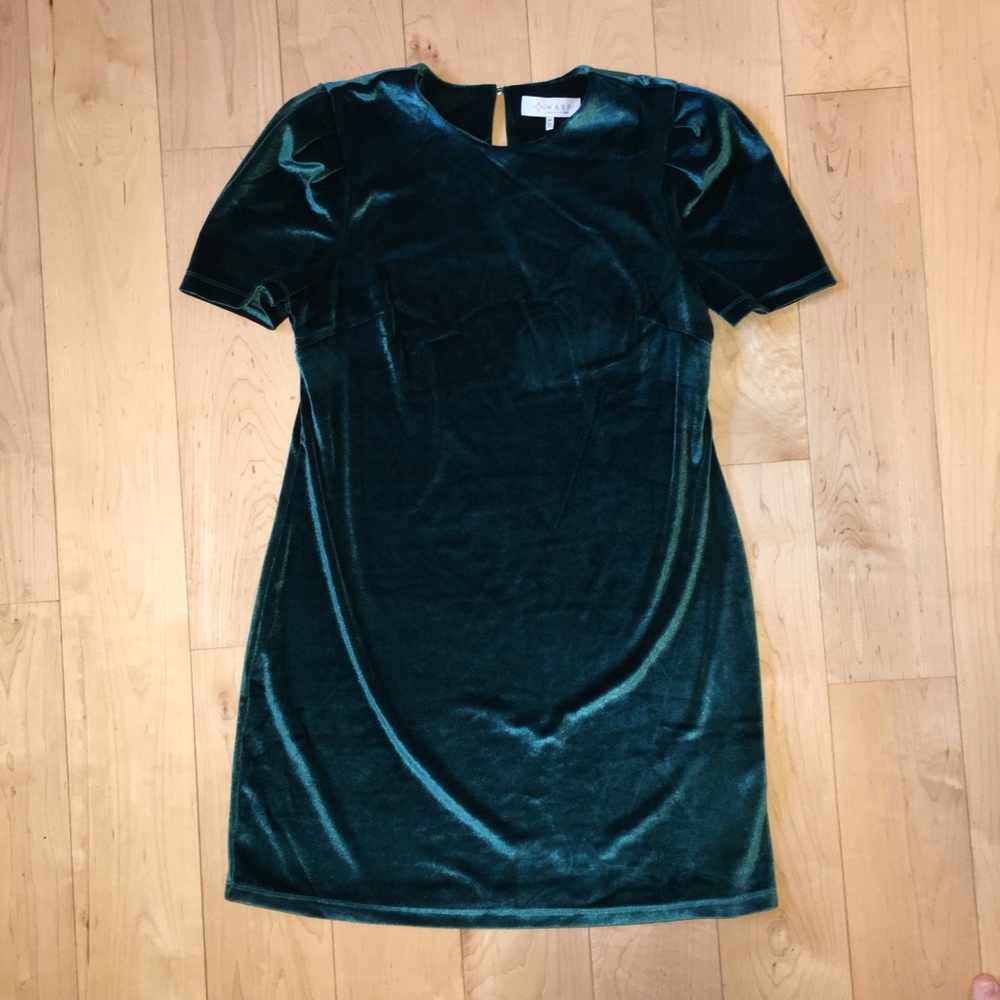 ⭐️Vaca Soon Sale⭐️ WAYF Velvet Midi Dress